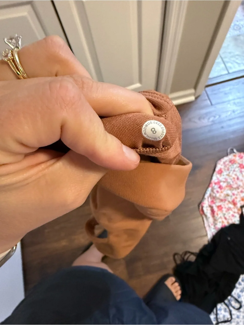 Brown/Tan Lululemon Bra